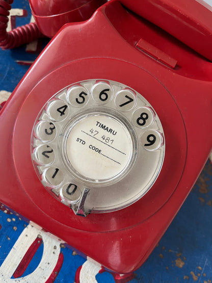 Red Retro Telephone