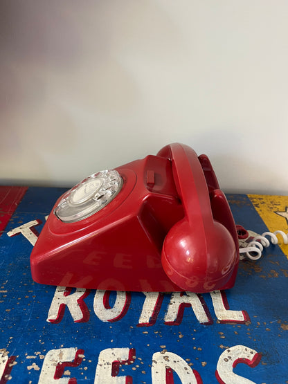 Red Retro Telephone