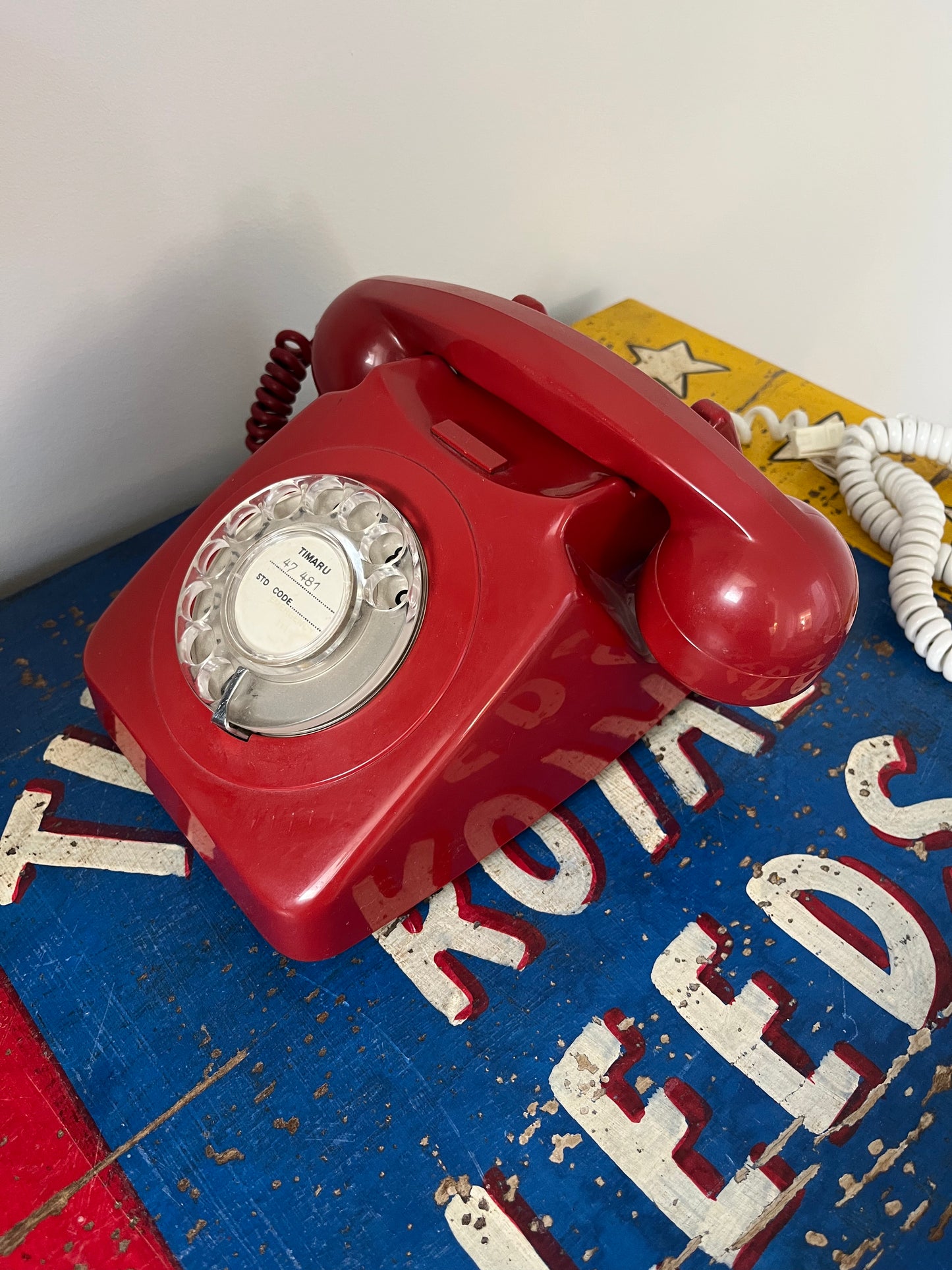 Red Retro Telephone