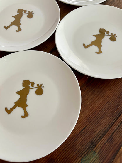 Karen Walker Cocktail Side Plates x 4