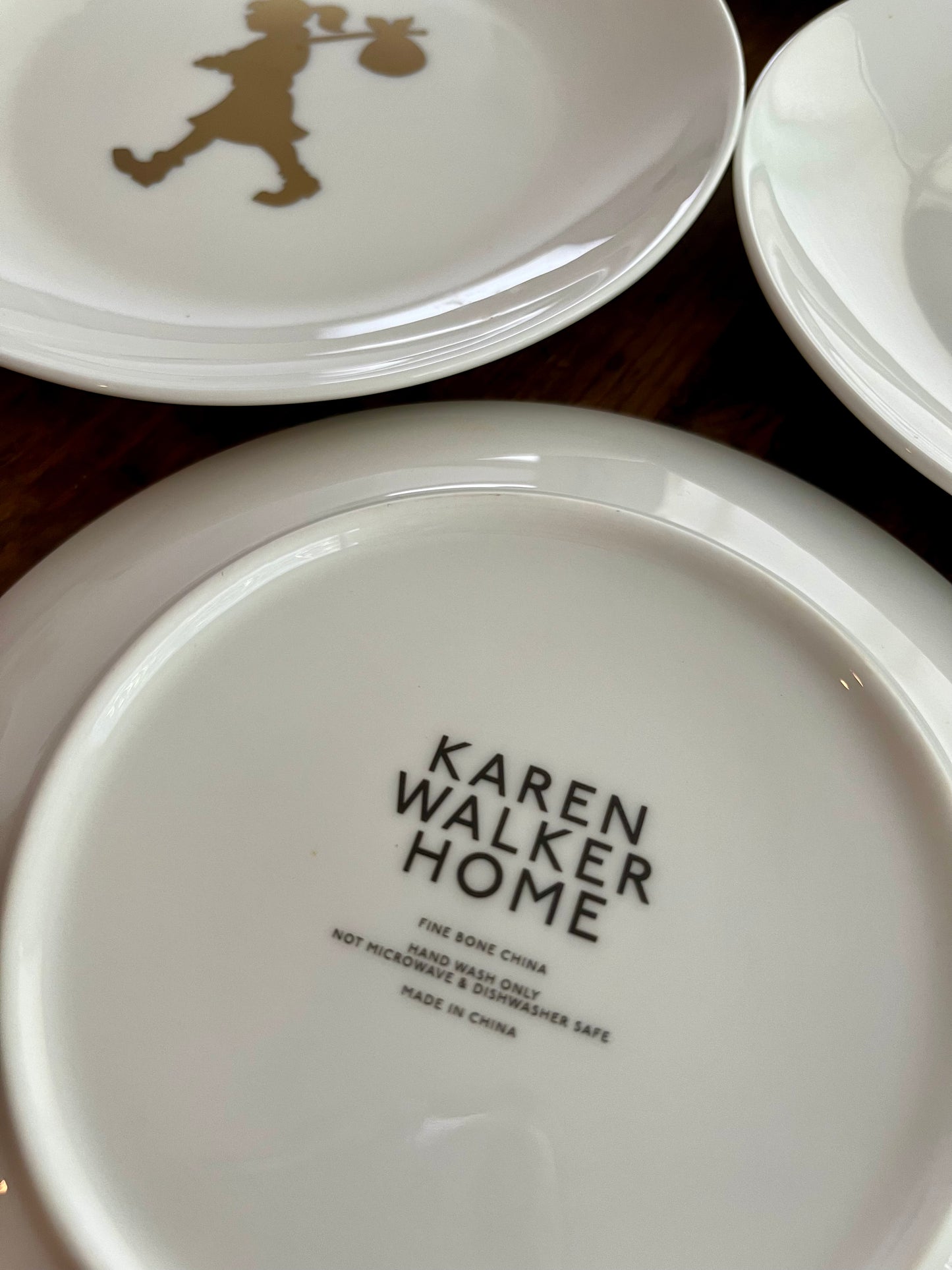 Karen Walker Cocktail Side Plates x 4