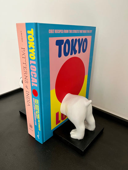 Cute Black and White French Bulldog Bookends