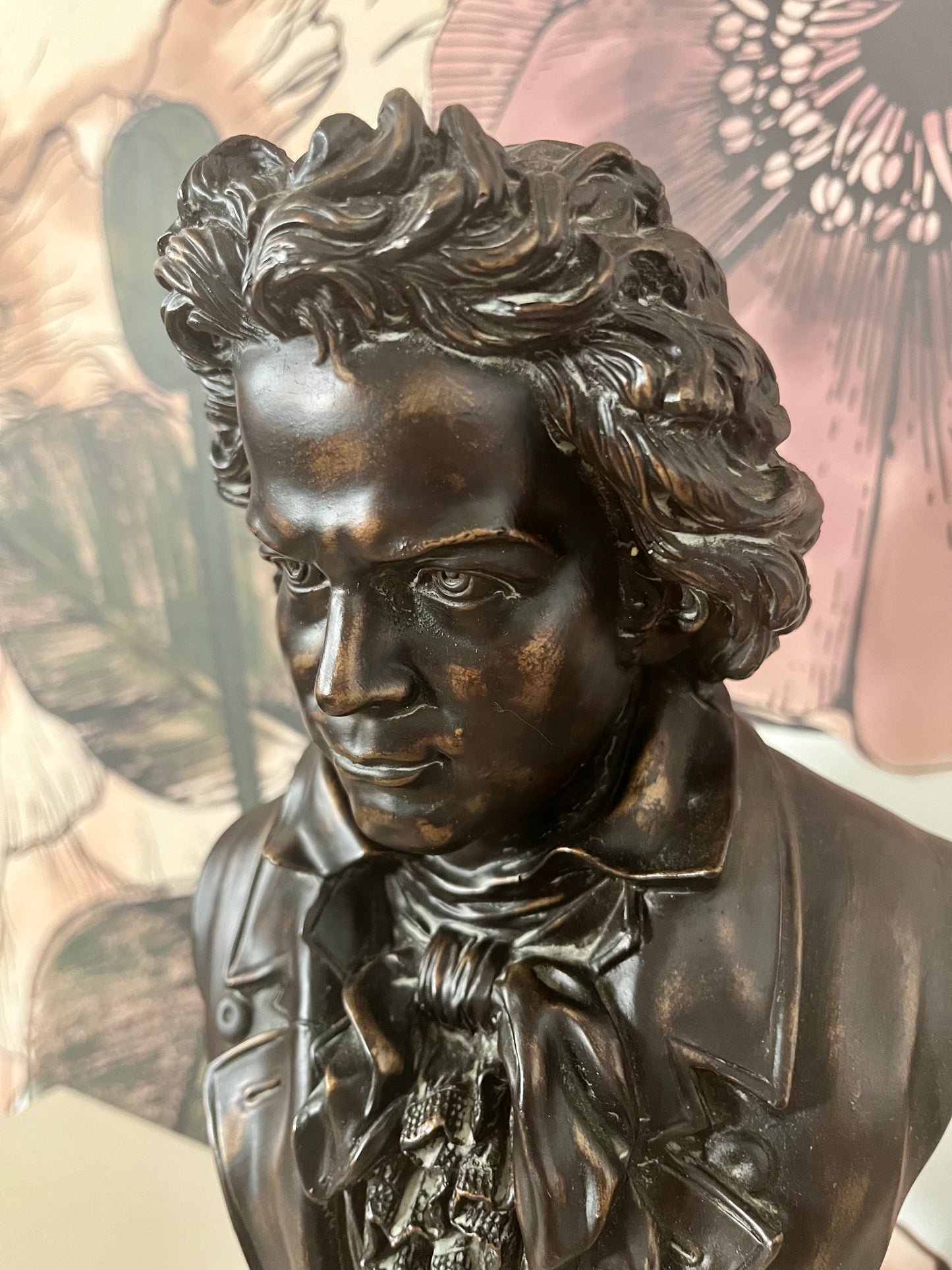 Bronze Beethoven Bust