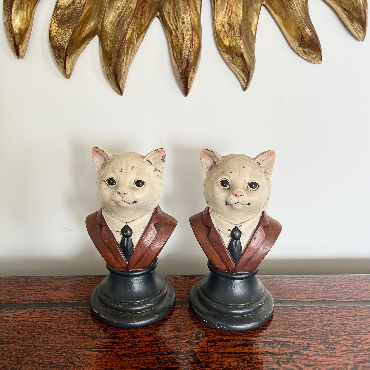 Vintage Cat Bookends