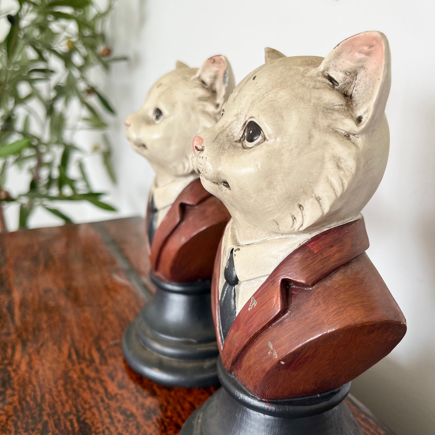 Vintage Cat Bookends