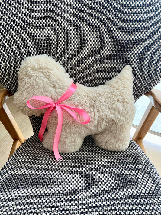 NZ Sheepskin Dog Cushion