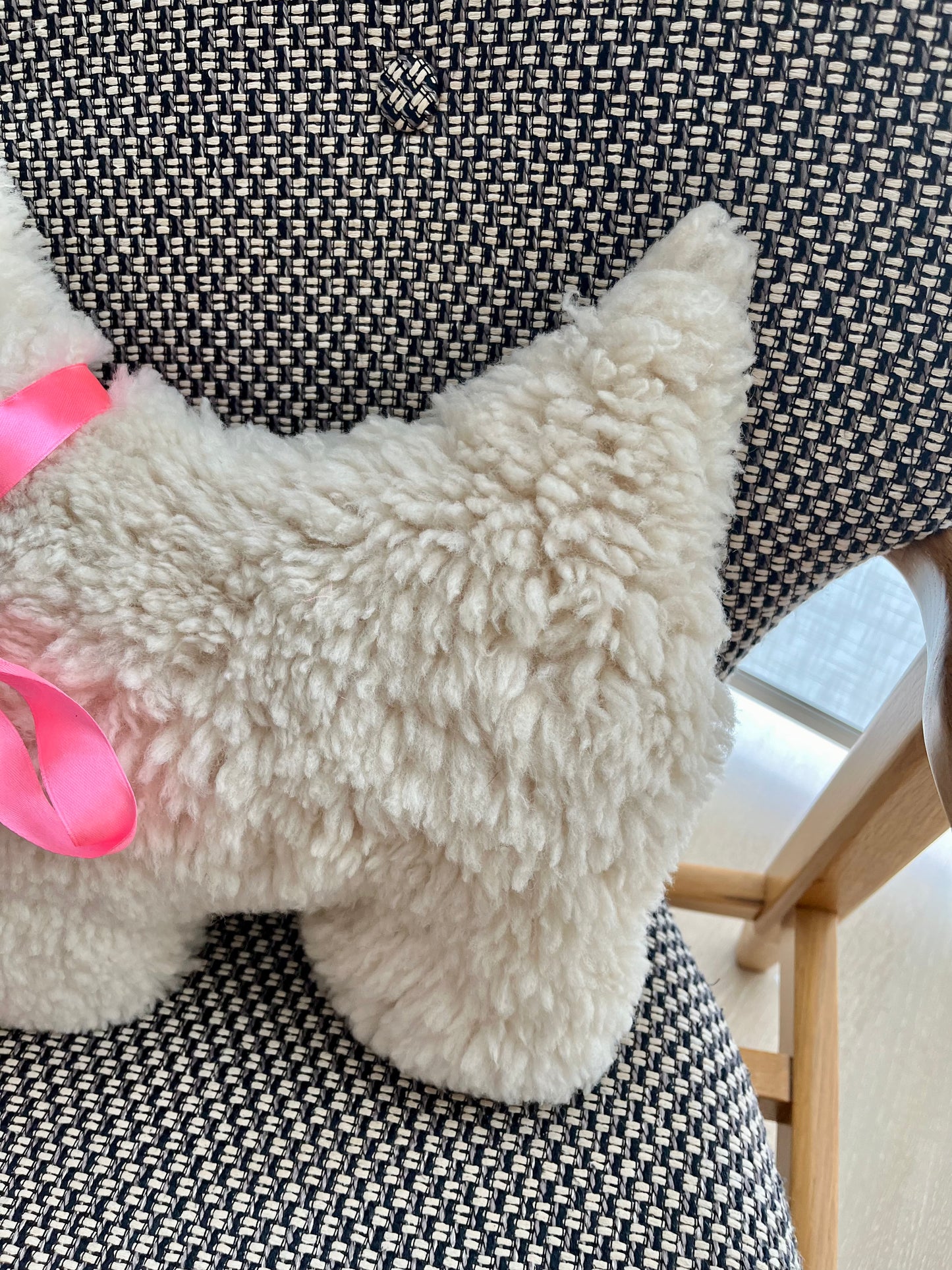 NZ Sheepskin Dog Cushion