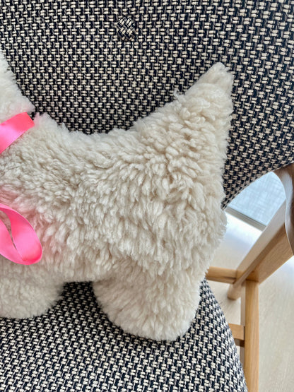 NZ Sheepskin Dog Cushion