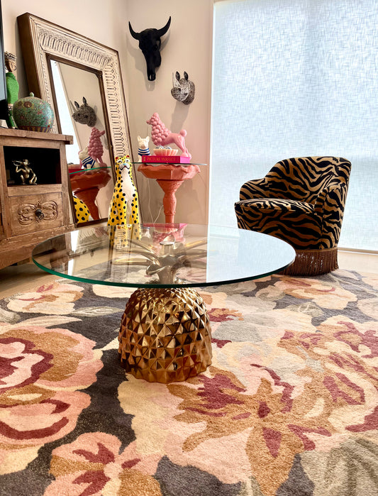 Gorgeous Gold Pineapple Coffee Table
