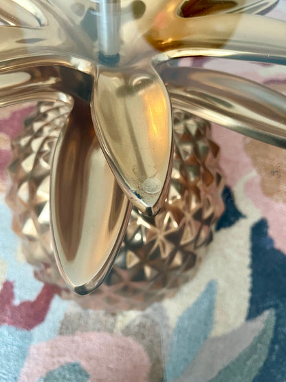 Gorgeous Gold Pineapple Coffee Table