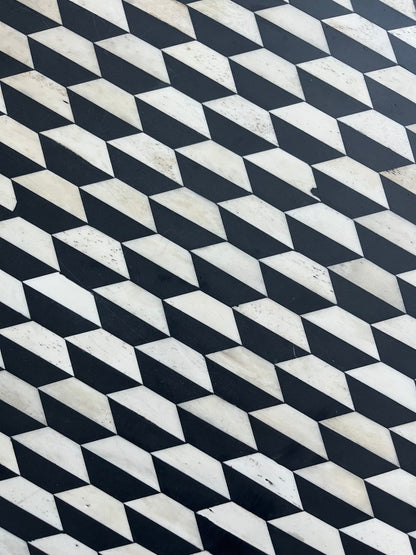 Stunning Freedom Bone Inlay Coffee Table
