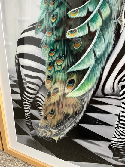 Beautiful Pair of Large Urban Road Framed Whimsical Prints