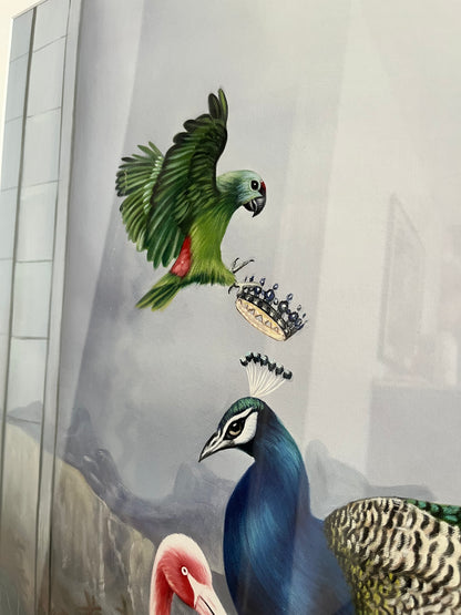 Beautiful Pair of Large Urban Road Framed Whimsical Prints