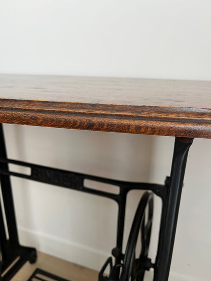 Vintage Singer Sewing Machine Table