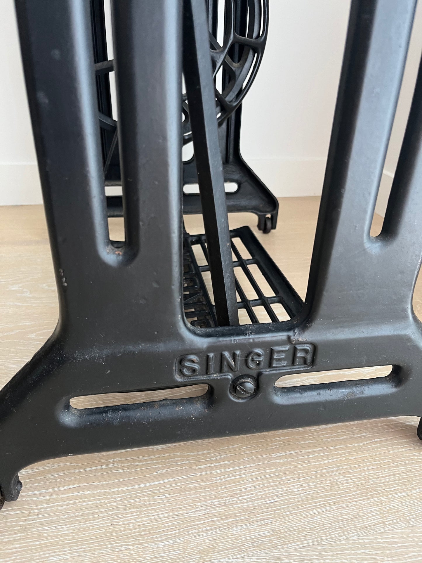 Vintage Singer Sewing Machine Table