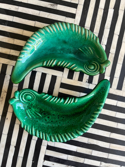 Gorgeous Trio of Ceramic Fish Dishes