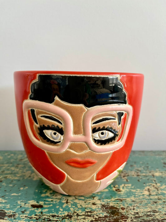 Jungle Queen Planter Pot