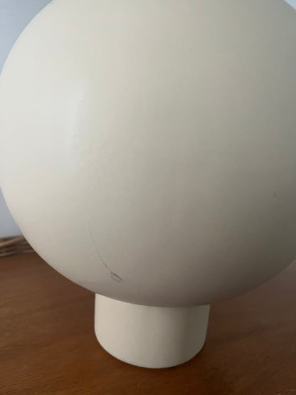 Lovely Lantern Vase with Peacock Feathers