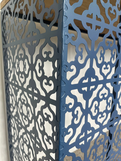Stunning Wooden and Metal Console Table