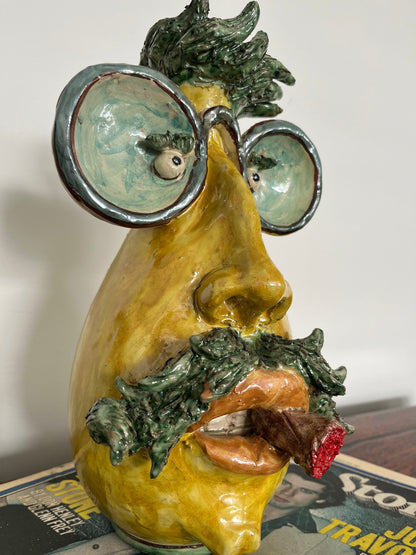 Stunning Sicilian Character Vase