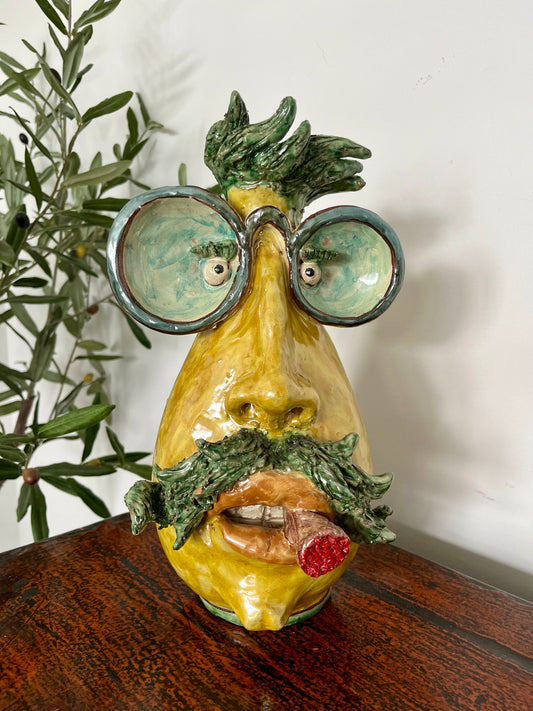 Stunning Sicilian Character Vase