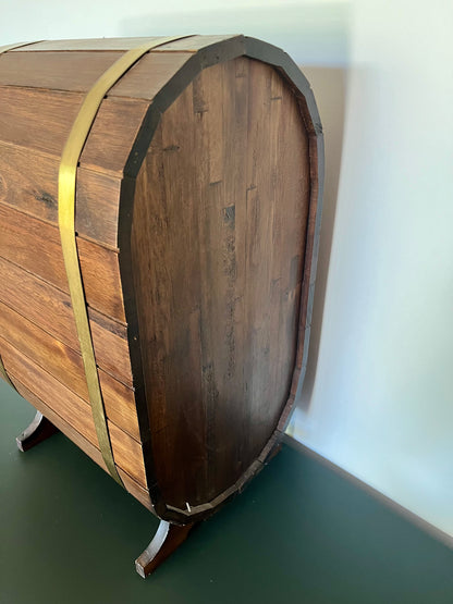 Vintage Barrel Wine Rack