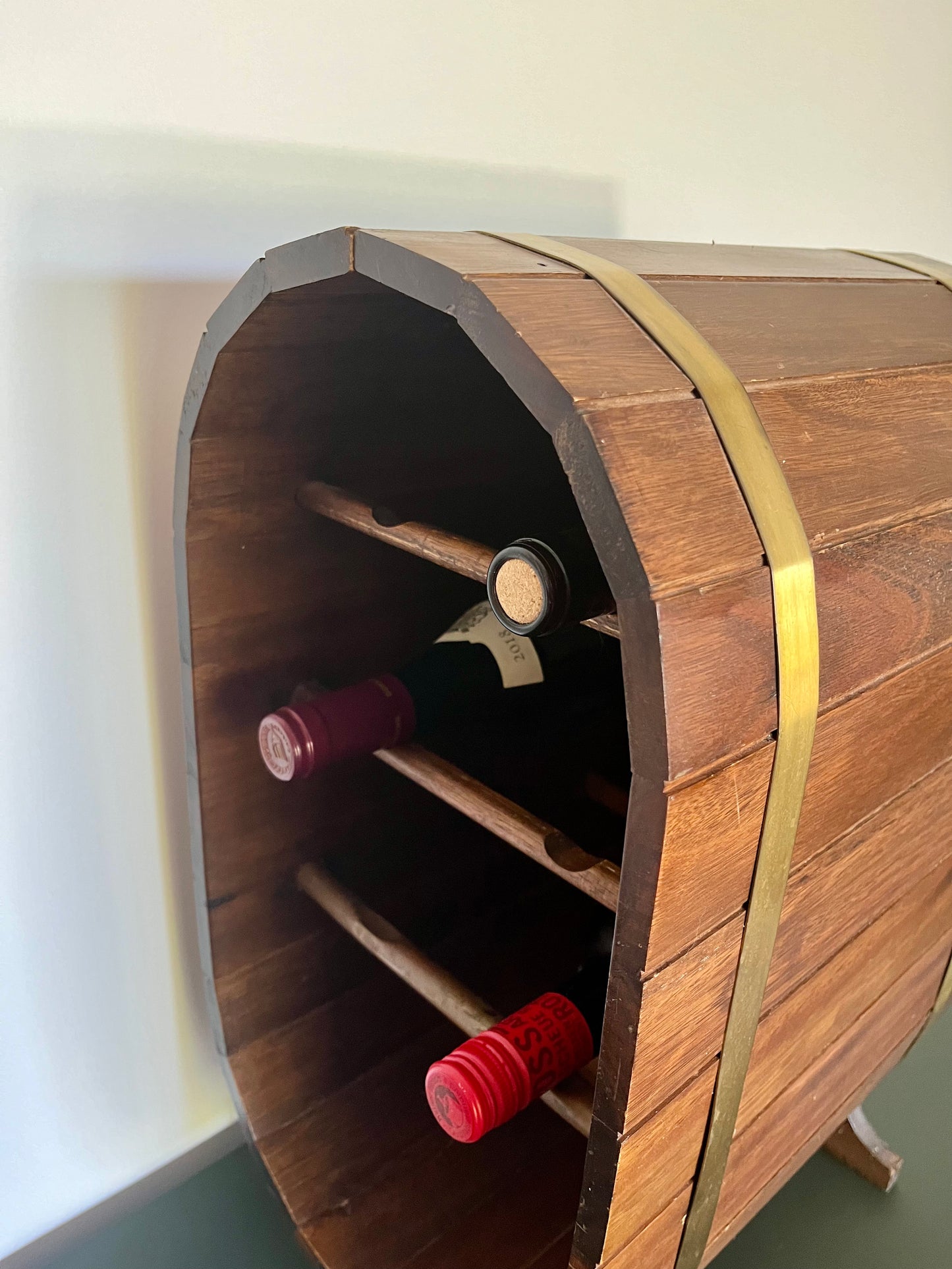 Vintage Barrel Wine Rack