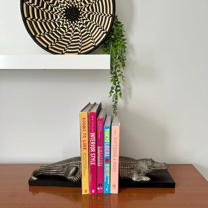 Crocodile Bookends