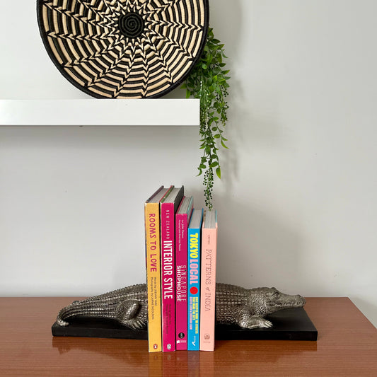 Crocodile Bookends