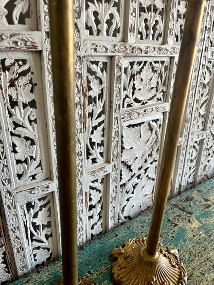 Beautiful Tall and Ornate Pineapple Candleholders
