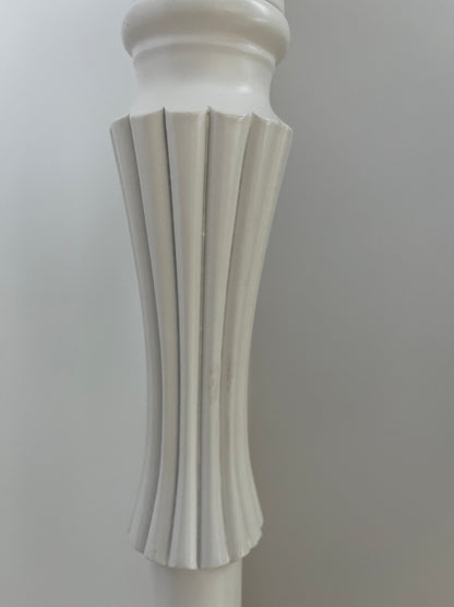 Beautiful Vintage Floor Lamp with Velvet Shade