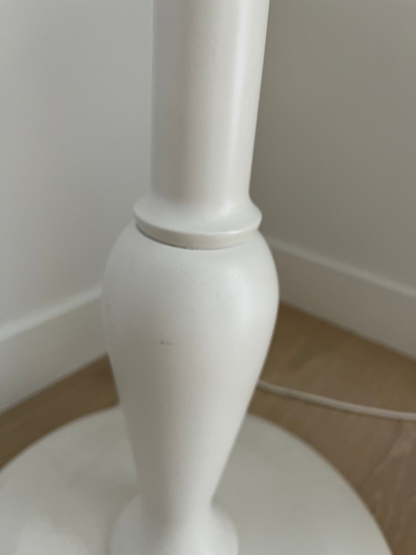 Beautiful Vintage Floor Lamp with Velvet Shade