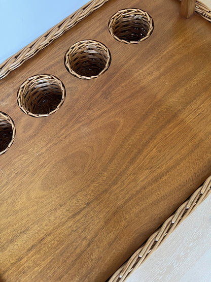 Vintage English Willow Trolley