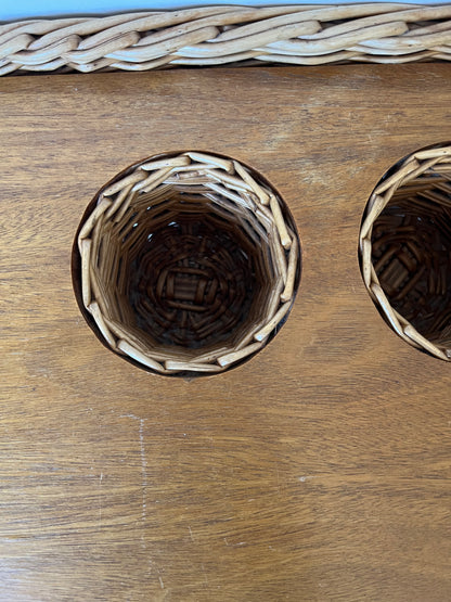 Vintage English Willow Trolley