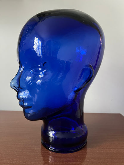 Retro Glass Mannequin Head