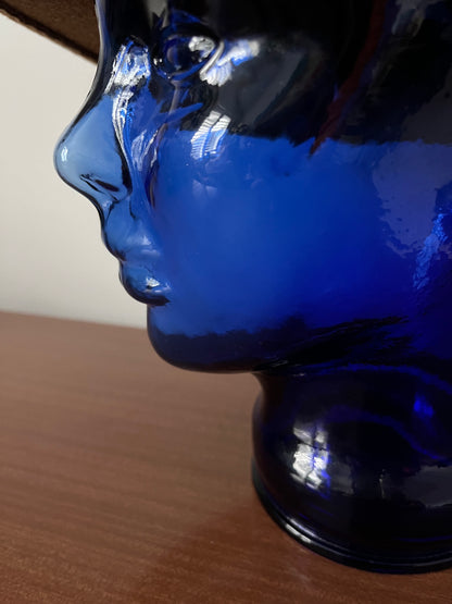 Retro Glass Mannequin Head