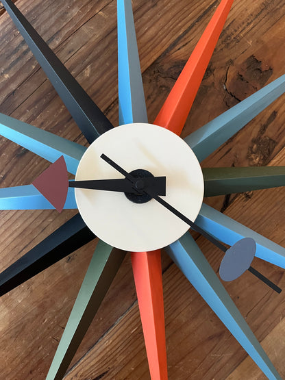 Stylish Sunburst Wall Clock