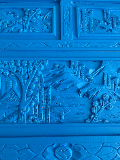 Beautiful Blue Camphor Chest