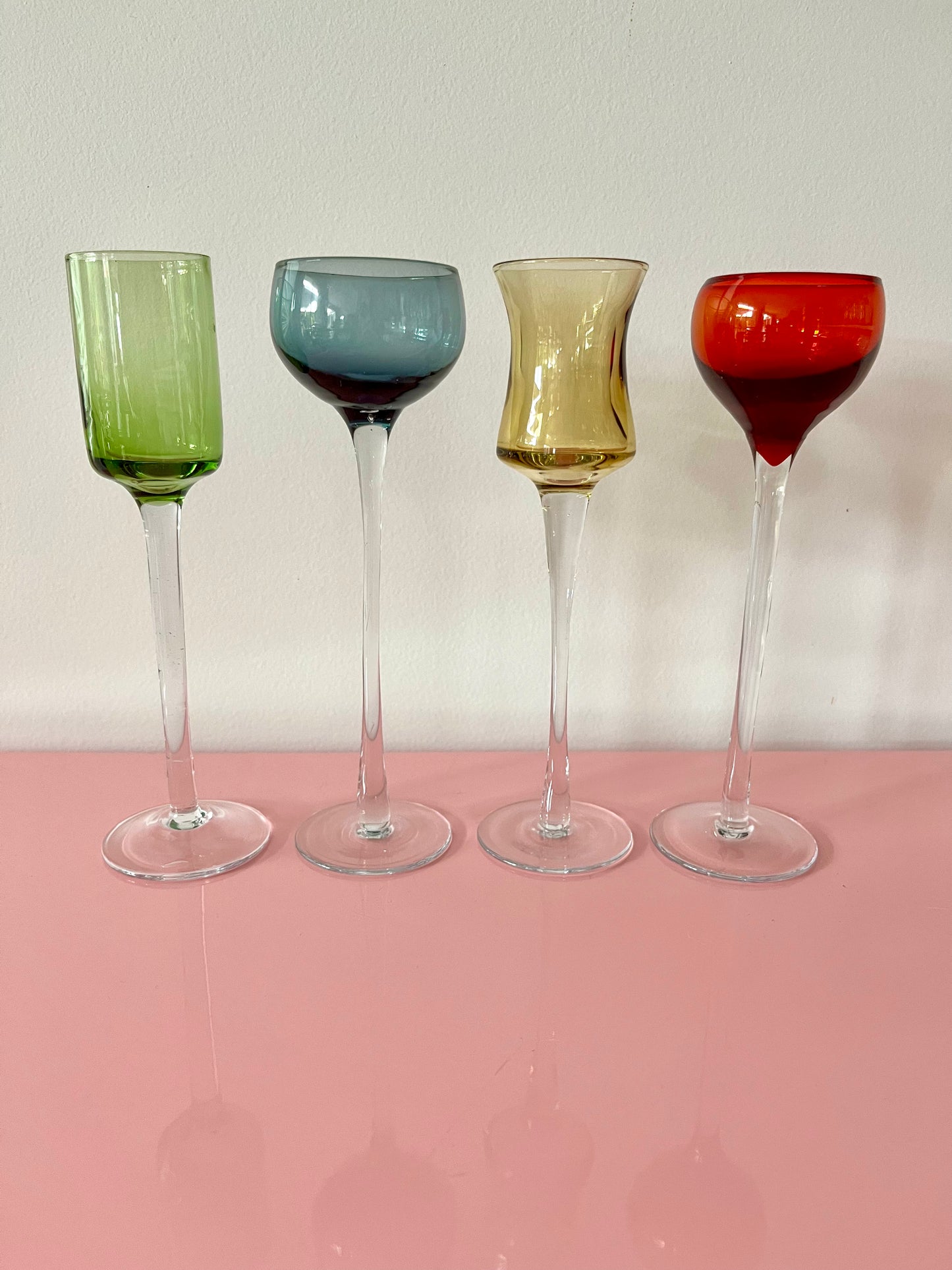 Tall Long Stem Liqueur/ Shot Glasses