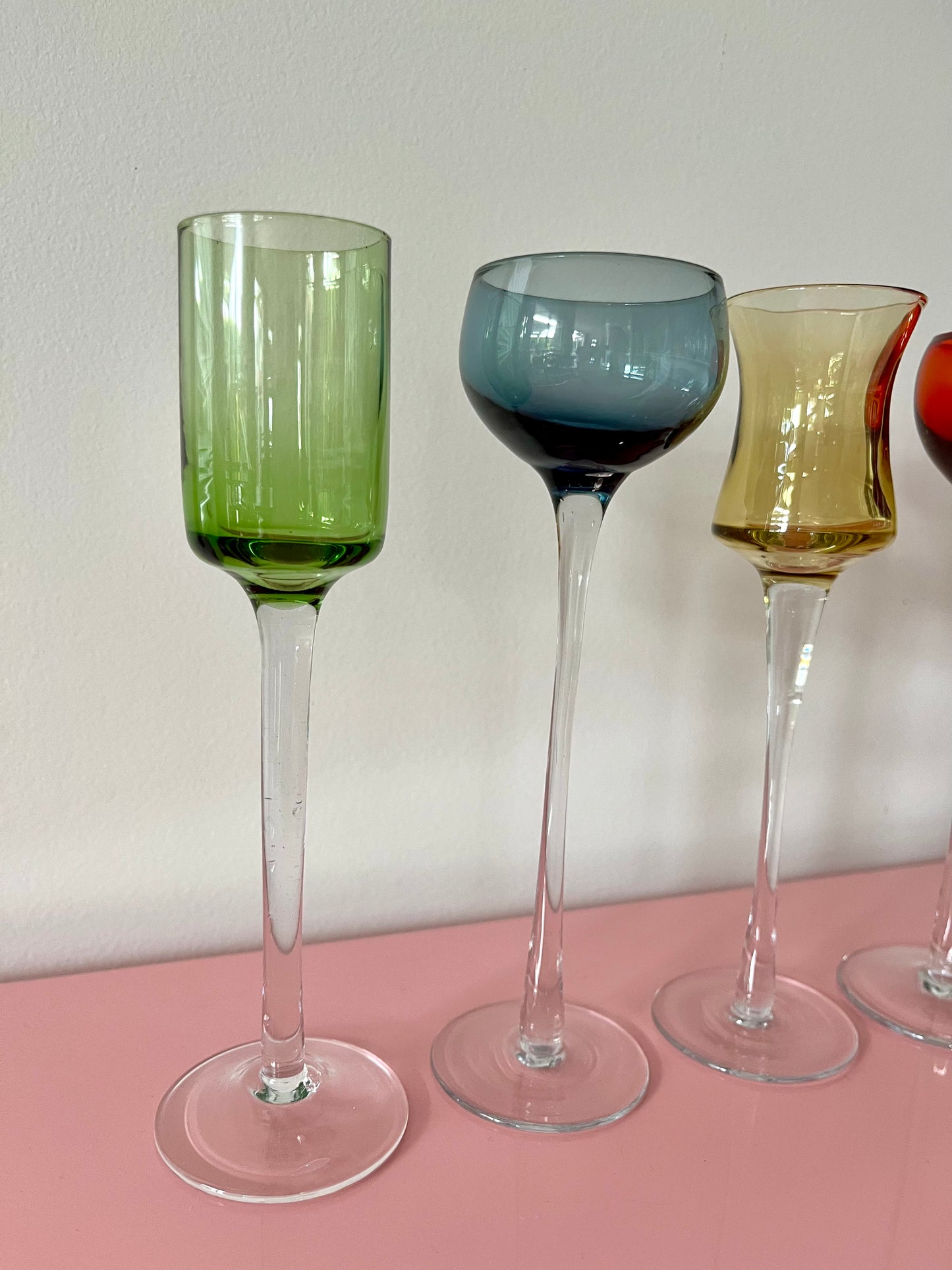 Tall Long Stem Liqueur/ Shot Glasses