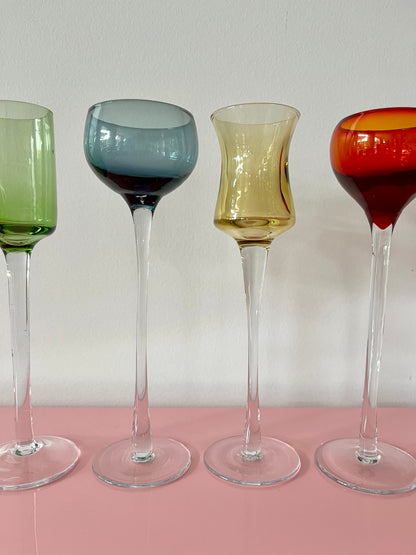 Tall Long Stem Liqueur/ Shot Glasses