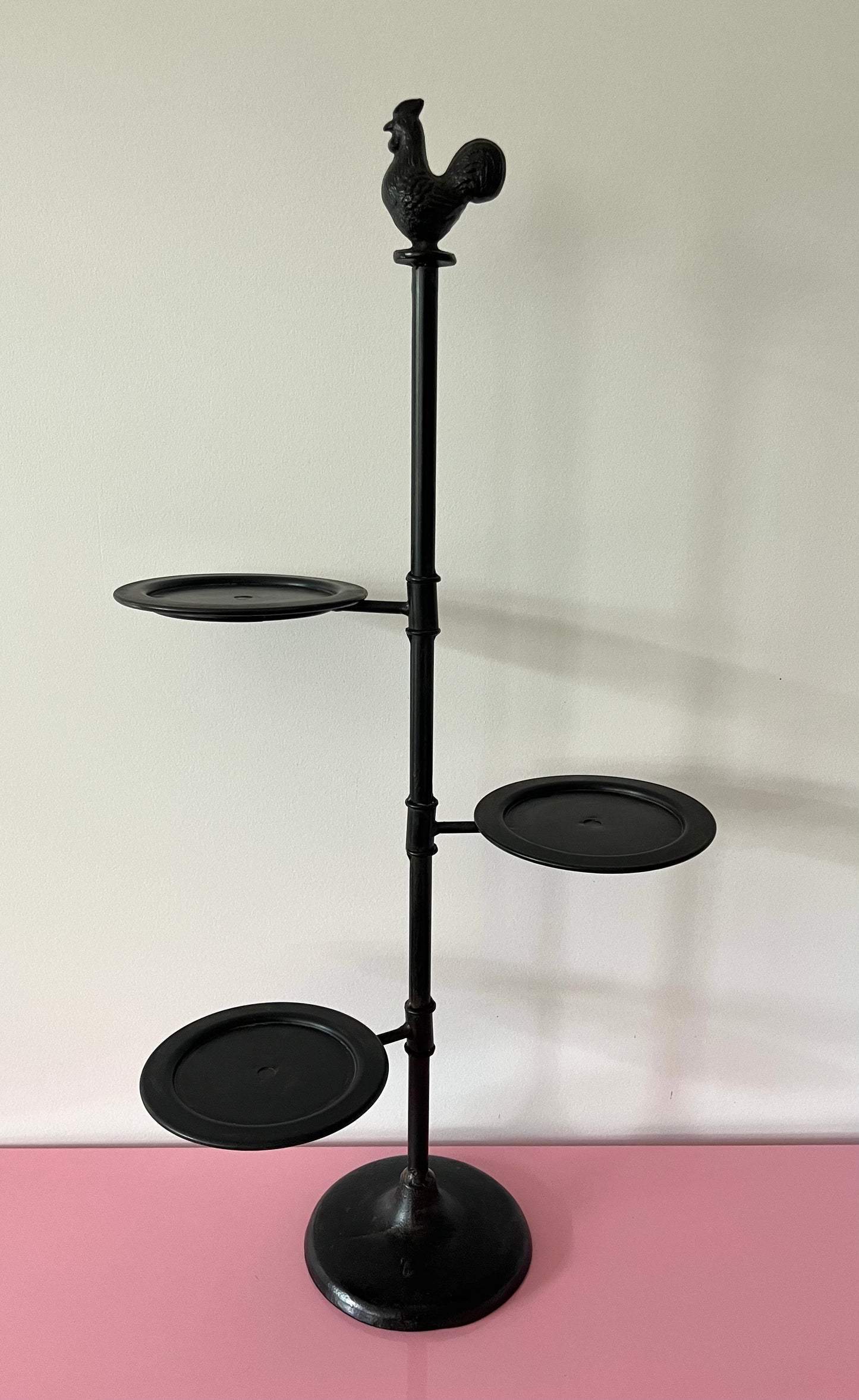 Lovely Metal Stand with Glass Domes