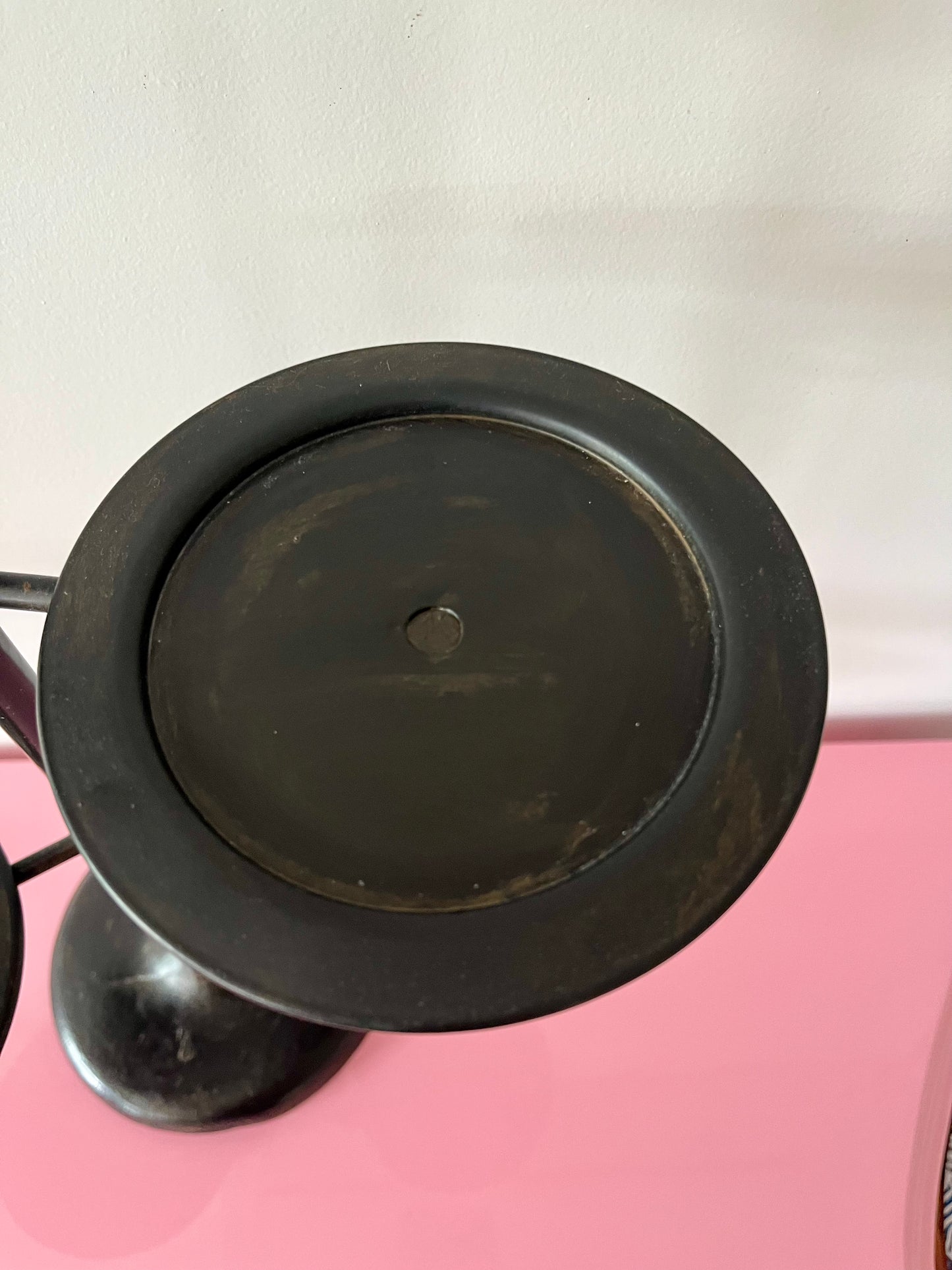 Lovely Metal Stand with Glass Domes