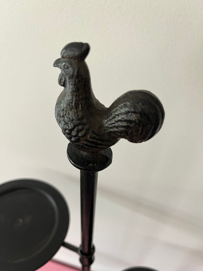 Lovely Metal Stand with Glass Domes