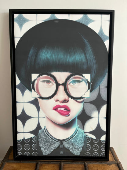 Miss Lolo Framed Canvas