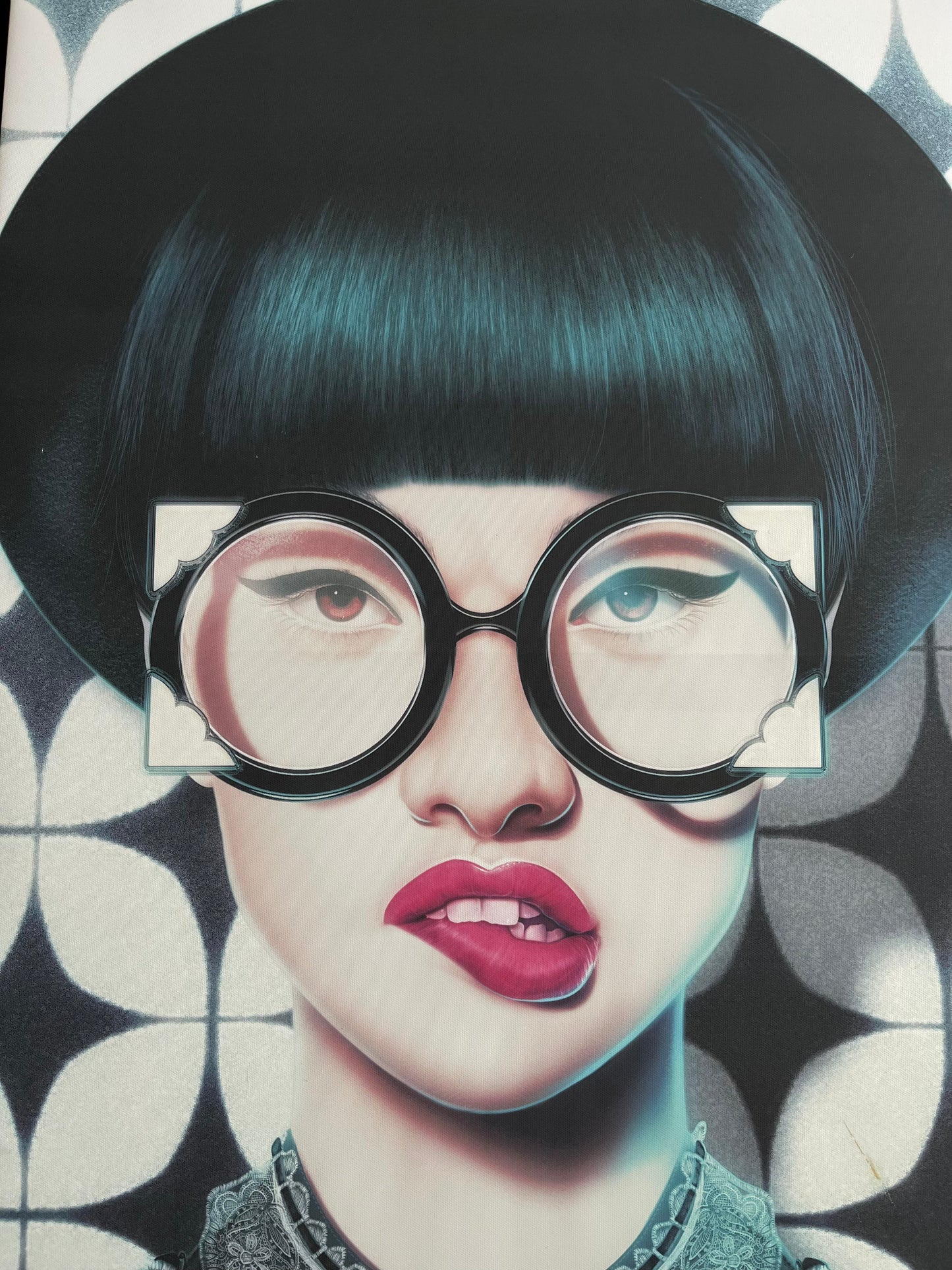 Miss Lolo Framed Canvas