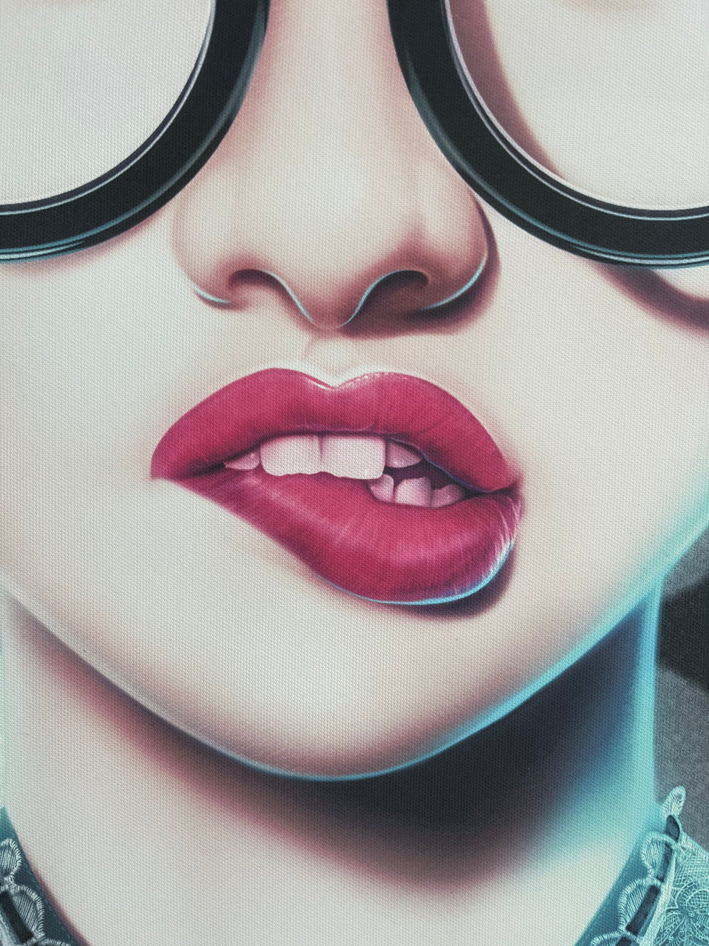 Miss Lolo Framed Canvas