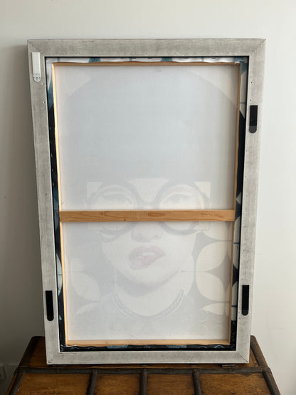 Miss Lolo Framed Canvas