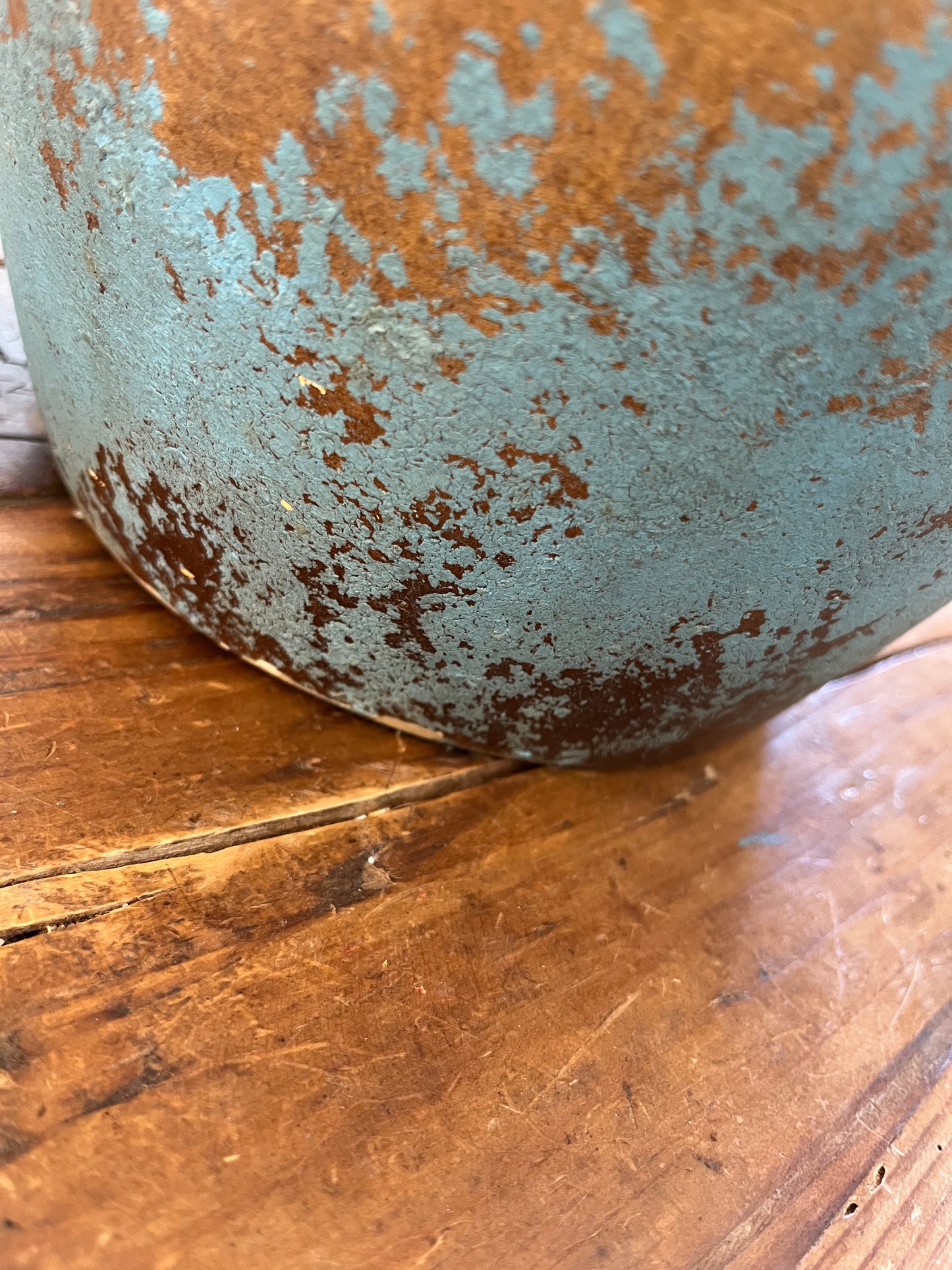 Gorgeous Blue & Copper Decorative Pot
