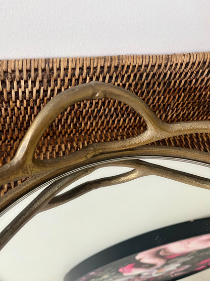 Gorgeous Tray with Funky Glasses & Fabulous Faces Vase